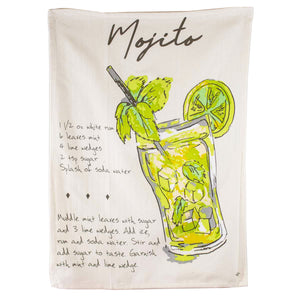 Bar Towel - Mojito Recipe