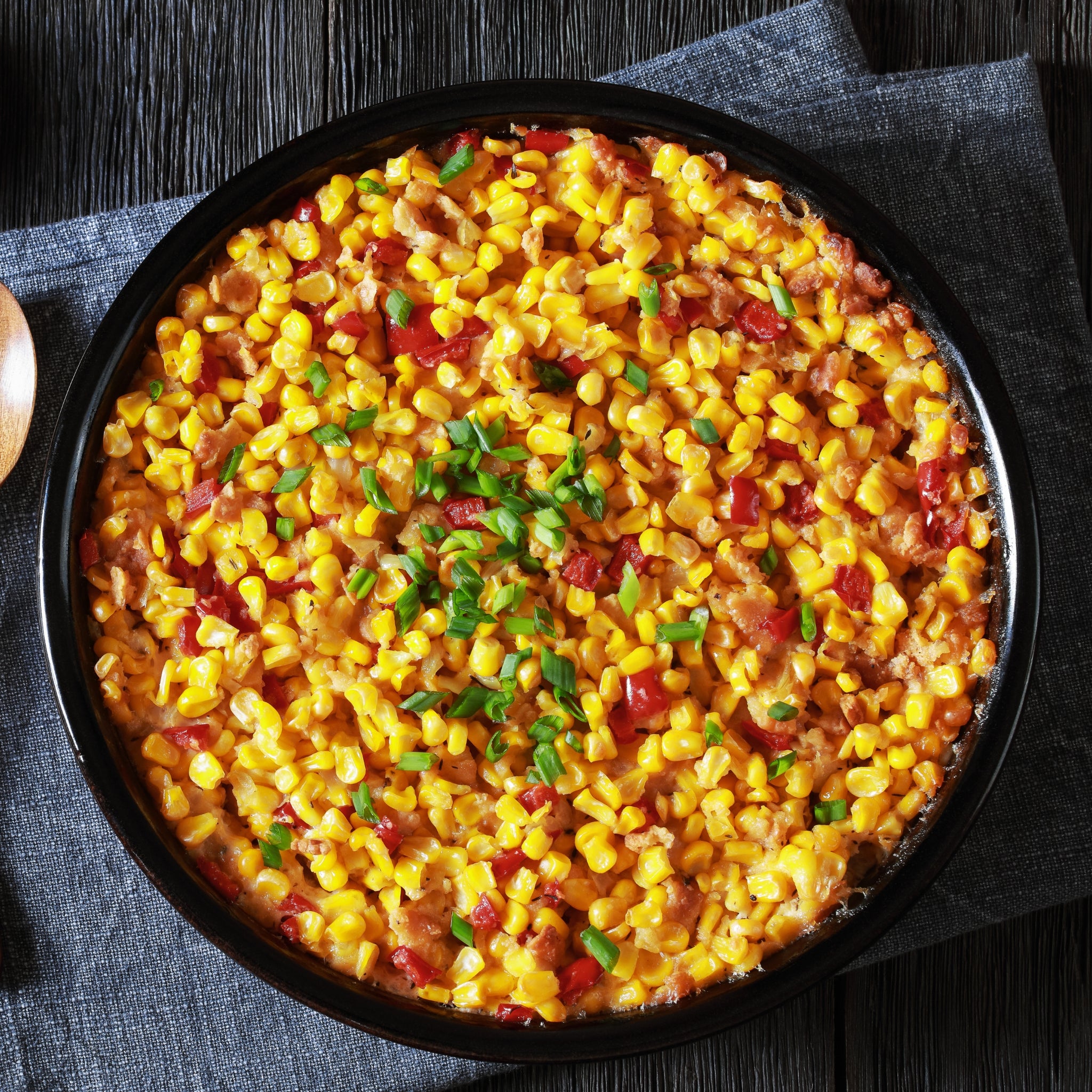 Smothered Corn Maque Choux Nolacajun