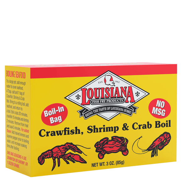 Louisiana Fish Fry Crab Boil- Boil-In Bag